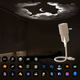 USB Star Projector Night Light, 360 Rotatable Space Satellite Galaxy Projection Lamp With Flexible Bendable USB Cable, LED Starry Sky Projector For Bedroom Living Room Home Party Decor, Kids Gift - Image 7