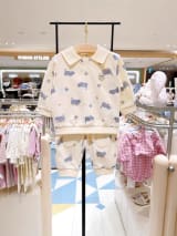Boys' Cotton Casual Shirt And Pants Set With A Turn-down Collar - Image 2