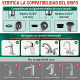 1440in Swiveling Faucet Extender, Brass Metal Robotic Arm Aerator With Flexible Joint, Dual-Mode Splashproof Water-Saving Tap Sprayer For Kitchen Sink Taps - Image 6