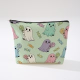 Halloween Decor Cosmetic Bag  Large Capacity Travel Toiletry Bag  Portable Storage Pouch For Skincare - Image 30