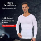 Mens Tummy-Control Shapewear Body-Shaping Sports Compression Shirt - Image 1