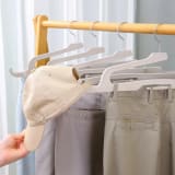 Multipurpose Pants Hanger Is A Space Saving Closet Organizer That Features An Open Ended Design To Help You Store Trousers Jeans And Scarves Effectively In Your Limited Wardrobe Space - Image 4
