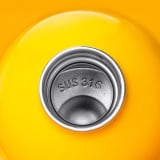 Gourd Shape Insulated Tumbler With Straw 520ml Travel T Hermos Yellow - Image 7