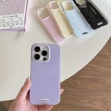Korean-style Minimalist Polka-dot Soft Phone Case - Image 4