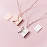 Fashion Jewelry Envelop Necklace Women Lover Letter Pendant Best Gifts For Girlfriend - Image 1