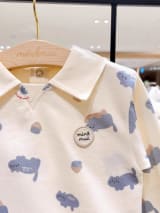 Boys' Cotton Casual Shirt And Pants Set With A Turn-down Collar - Image 4