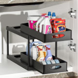 Dual Sliding Under-Sink Organizer 3