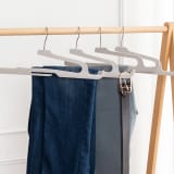 Multipurpose Pants Hanger Is A Space Saving Closet Organizer That Features An Open Ended Design To Help You Store Trousers Jeans And Scarves Effectively In Your Limited Wardrobe Space - Image 8