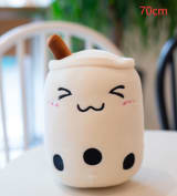 Cute Fruit Drink Plush Stuffed Soft Strawberry Milk Tea Plush Boba Tea Cup Toy Bubble Tea Pillow Cushion Kids Gift - Image 49