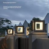 Solar Pillar Light Stainless Steel Courtyard Lamp - Image 4