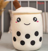 Cute Fruit Drink Plush Stuffed Soft Strawberry Milk Tea Plush Boba Tea Cup Toy Bubble Tea Pillow Cushion Kids Gift - Image 45