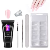 Painless Extension Gel Nail Art Without Paper Holder Quick Model Painless Crystal Gel Set - Image 1