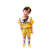Boys' Korean-style Preppy Top And Shorts Set - Image 5