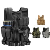 Tactical Vest Military Combat Army Armor Vests Molle Airsoft Plate Carrier Swat Vest Outdoor Hunting Fishing CS Training Vest - Image 1