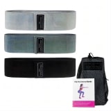 Hip Band Yoga Resistance Band Squat Booty Circle Non-Slip Fitness Butt Lift Hip Band Loop Resistance Band Elastic - Image 3