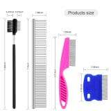 Pets Grooming Comb Kit For Small Dogs Puppies For Tear Stain Remover - Image 2