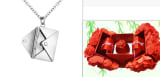 Fashion Jewelry Envelop Necklace Women Lover Letter Pendant Best Gifts For Girlfriend - Image 16