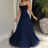 Cross-Border Amazon European And American Style Women's Evening Dress New Fashion Versatile Hot Girl Style Burgundy Sexy Suspender Dress - Image 14