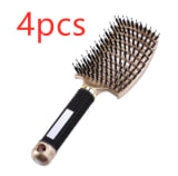 Hairbrush Anti Klit Brushy Haarborstel Women Detangler Hair Brush Bristle Nylon Scalp Massage  Teaser Hair Brush Comb - Image 48
