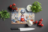 NEW Schnauzer The Chef Glass Cutting Board Decorative Tempered Glass Kitchen Cutting and Serving Board Large Size Chopping Board - Image 3