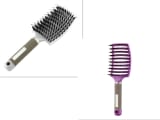 Hairbrush Anti Klit Brushy Haarborstel Women Detangler Hair Brush Bristle Nylon Scalp Massage  Teaser Hair Brush Comb - Image 92