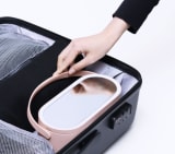 Portable Led Desk Storage Cosmetic Mirror Organizer Box With Light - Image 10