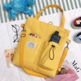Harajuku Canvas Bags Students Handbag With Pockets Preppy Buckpack Shoulder Bag For Women Shoolbags - Image 10