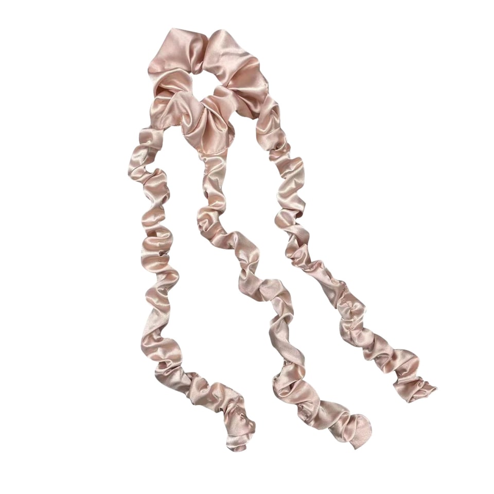 Heatless Curling Head Band Quality Jellyfish Legs Style Heat Free Hair Curling Rod Overnight Curler Band For Long & Short Hair Champagne