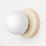 Vintage Glass Globe Wall Lamp - Image 3