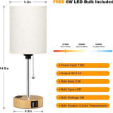 USB-powered Fabric Desk Lamp With Phone Charging Function - Image 2