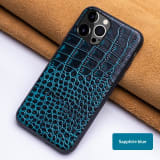 Genuine Leather Full-wrap Phone Case - Image 11