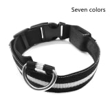 Nylon LED Pet Dog Luminous Collar Night Safety Flashing Glow in Dark Dog Cat Leash Adjustable Pet Supplies - Image 23
