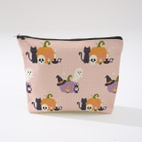Halloween Decor Cosmetic Bag  Large Capacity Travel Toiletry Bag  Portable Storage Pouch For Skincare - Image 44