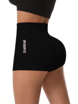 Women 3-Piece Seamless Biker Shorts Set, High Waisted Butt Lift Compression Shorts, Soft Stretchy Workout Shorts For Gym Yoga Running Activewear - Image 5