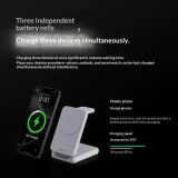 Small Round Unit Foldable 3-in-1 Multifunctional Magnetic Wireless Charger - Image 3