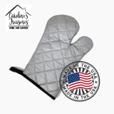 Lots of Black Labrador Retriever Oven Mitt Heat Resistant Thick Oven Mitt for Hot Pans and Oven, Kitchen Mitt Protect Hands, Cooking Baking Glove - Image 4