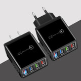 USB Charger Quick Charge 3.0 4 Phone Adapter For Tablet Portable Wall Mobile Charger Fast Charger - Image 11