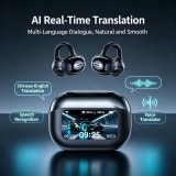 KP-112 Best-selling Wireless Bluetooth Ear-Clip Headphones AI Translation Music Gaming Low Latency In Stock - Image 3