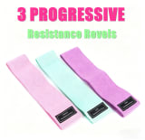 Resistance Bands Loop Set Of 3 Exercise Workout Crossfit Fitness Yoga Booty Band - Image 18