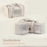 Portable Outdoor Cat Carrier, Summer Breathable Expandable Pet Bag, Lightweight Airline-approved Dog And Cat Travel Bag With Large Capacity - Image 5