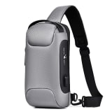 Waterproof USB Anti-theft Bag Men Oxford Crossbody Shoulder Bag Sling Multifunction Short Travel Messenger Chest Pack - Image 16