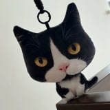 Calico Cat Plush Pendant Toy - Image 8