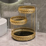 Light Luxury Vanity Makeup Organizer Rack - Image 3