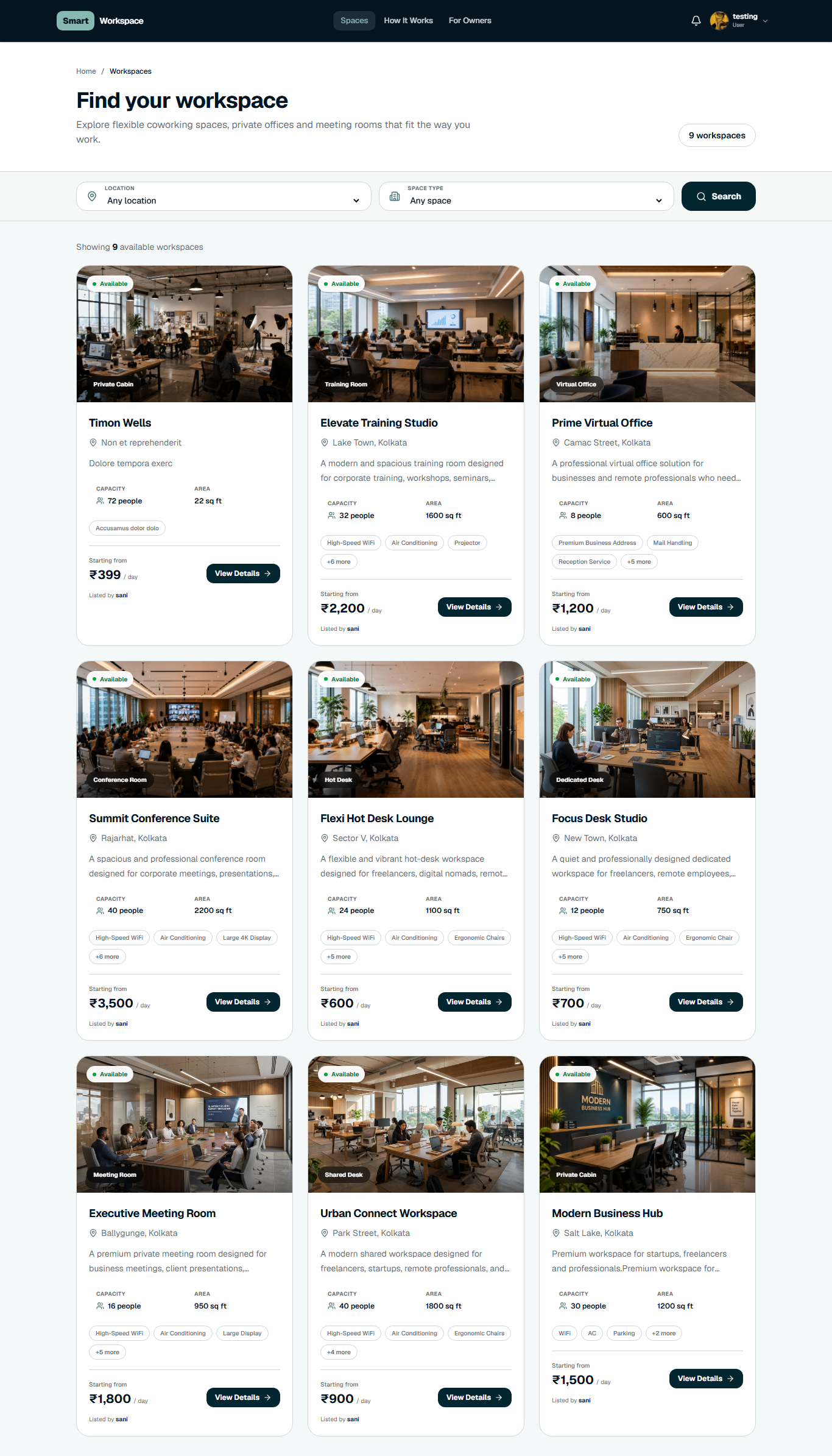Space UI