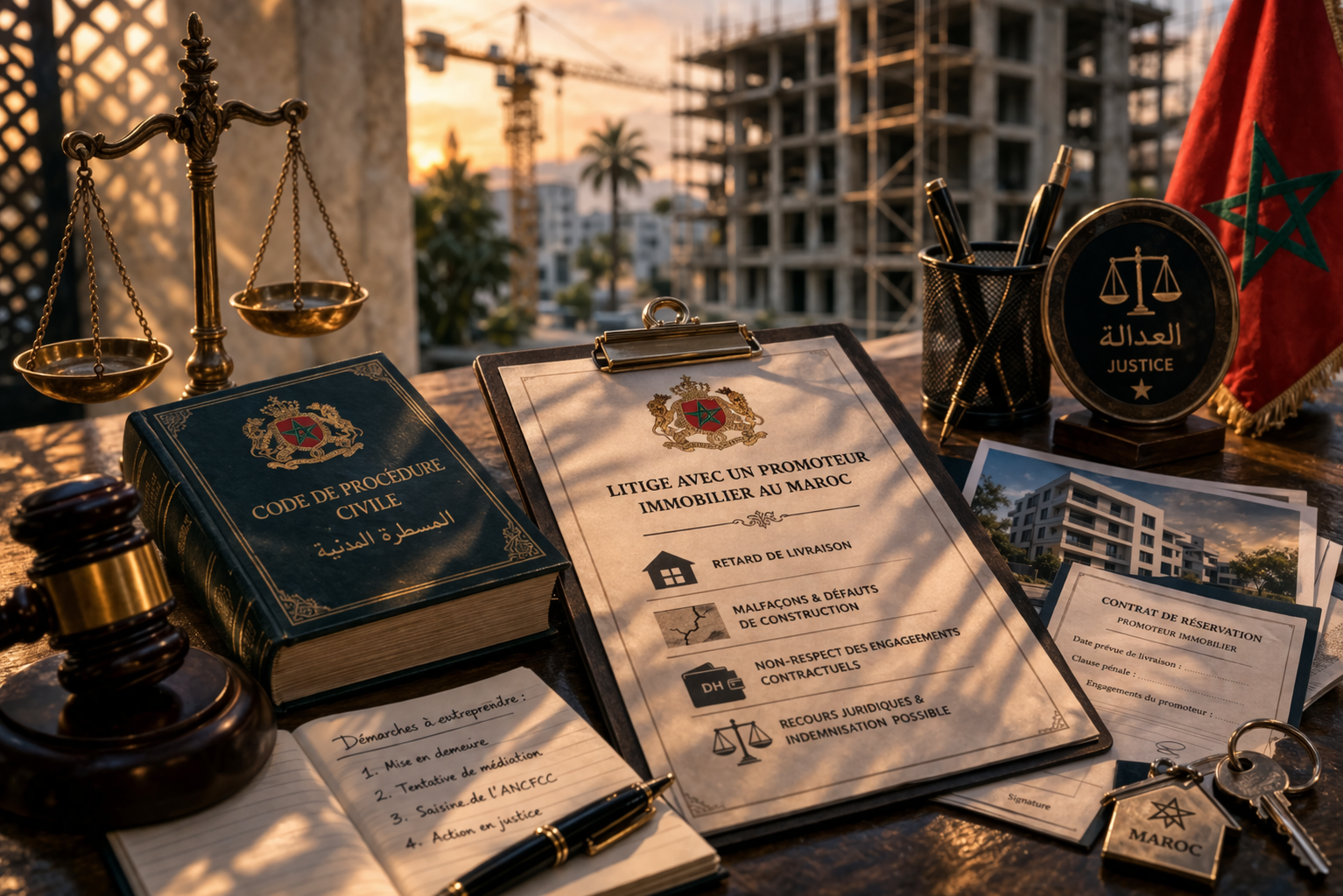 ماذا تفعل في حالة نزاع مع مطور عقاري في المغرب؟