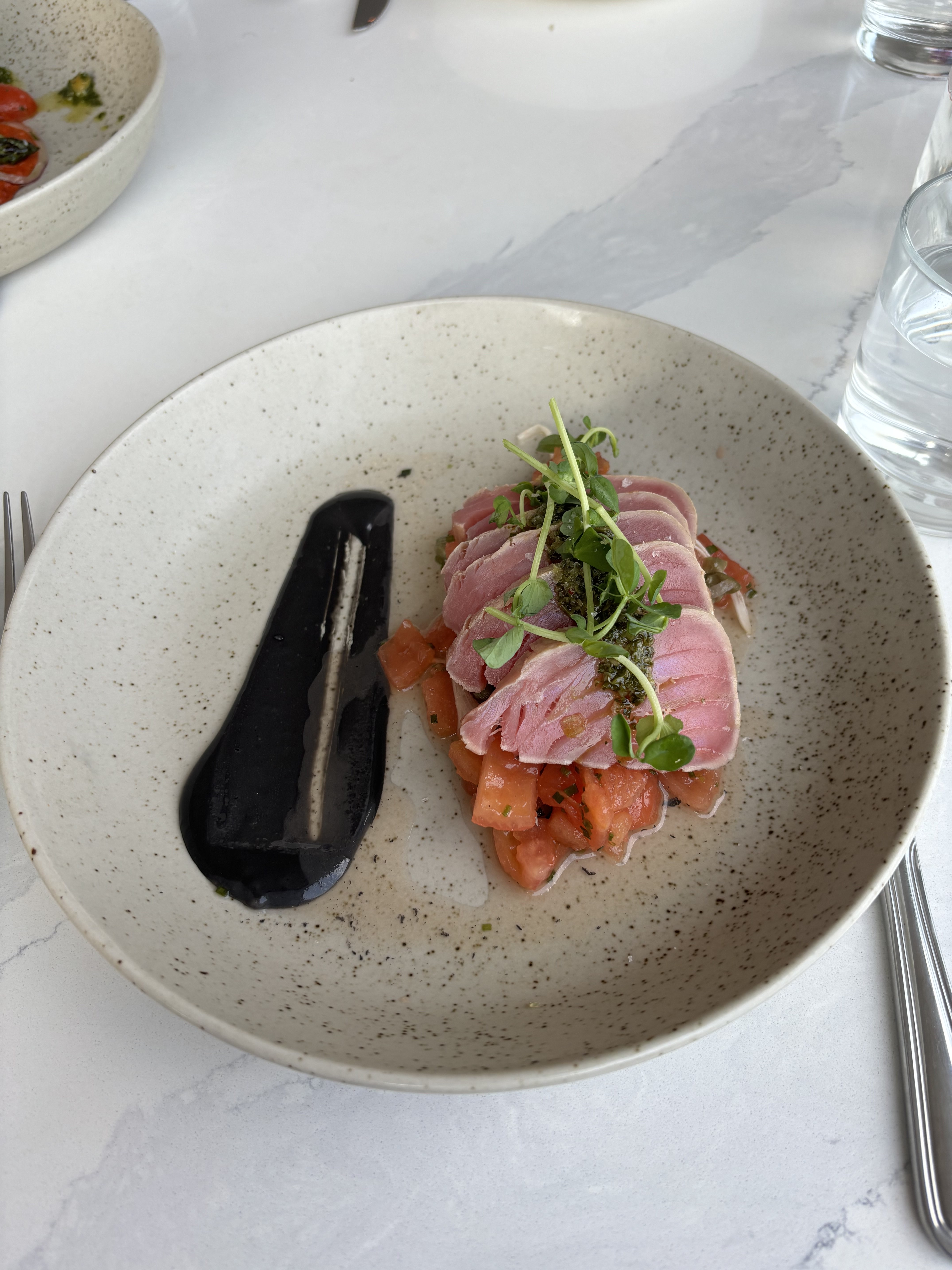 Seared tuna