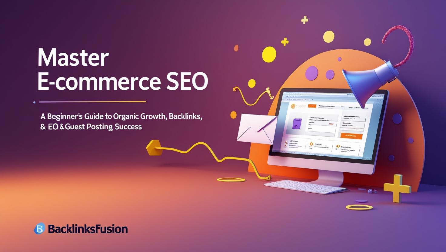 Master E-commerce SEO: A Beginner's Guide to Organic Growth, Backlinks & Guest Posting Success