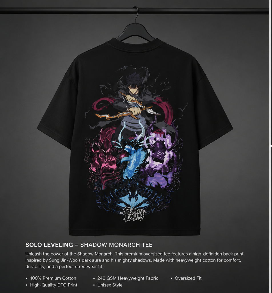 Solo Leveling Anime Graphic T-Shirt