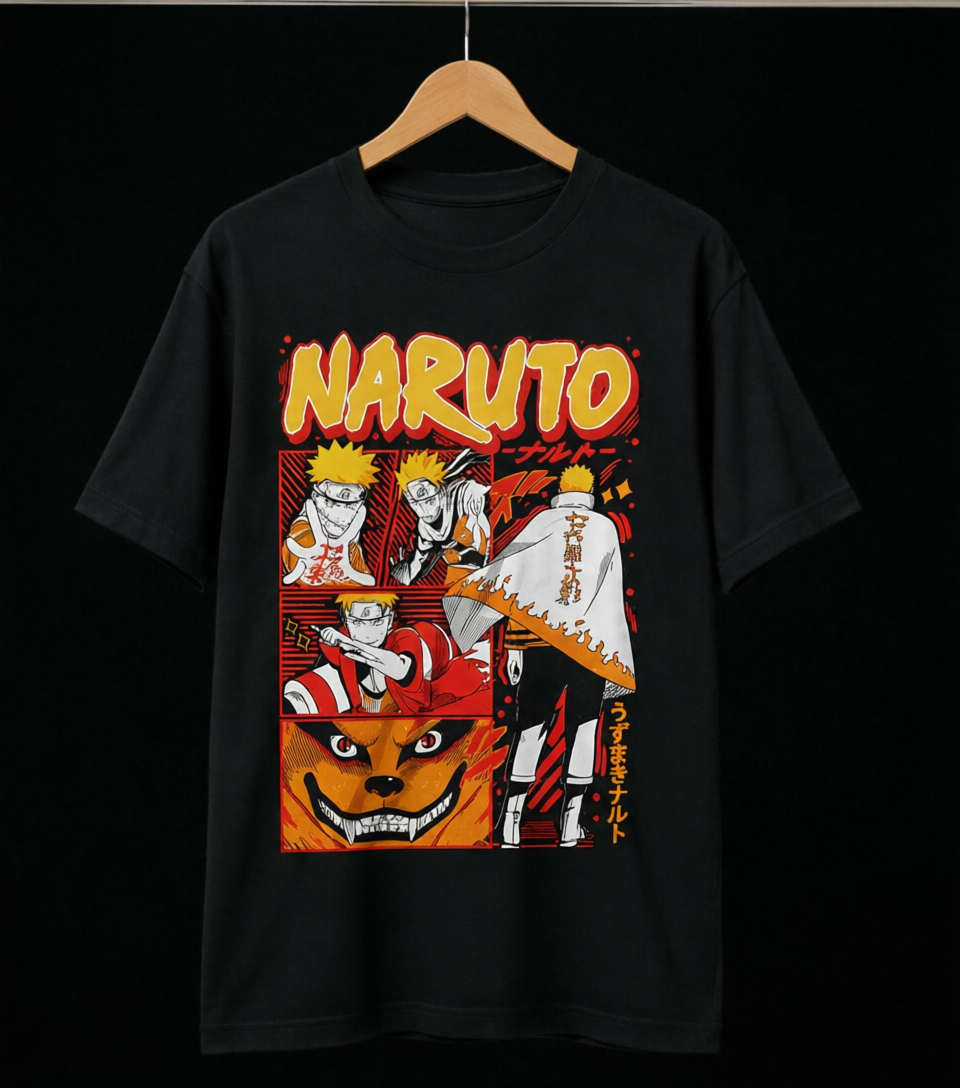 Naruto Graphic T-Shirt - Anime Merchandise