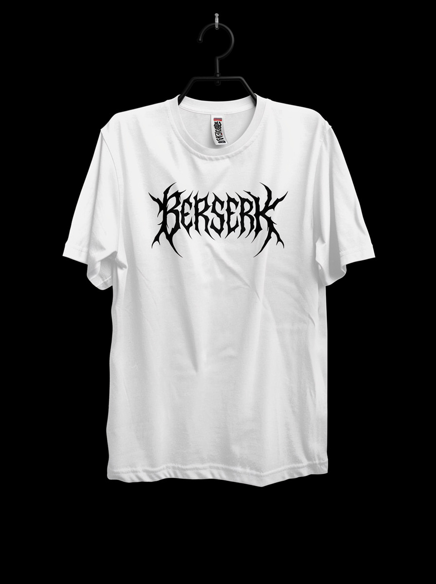 Berserk Gothic Logo T-Shirt - Dark Fantasy Anime Merchandise